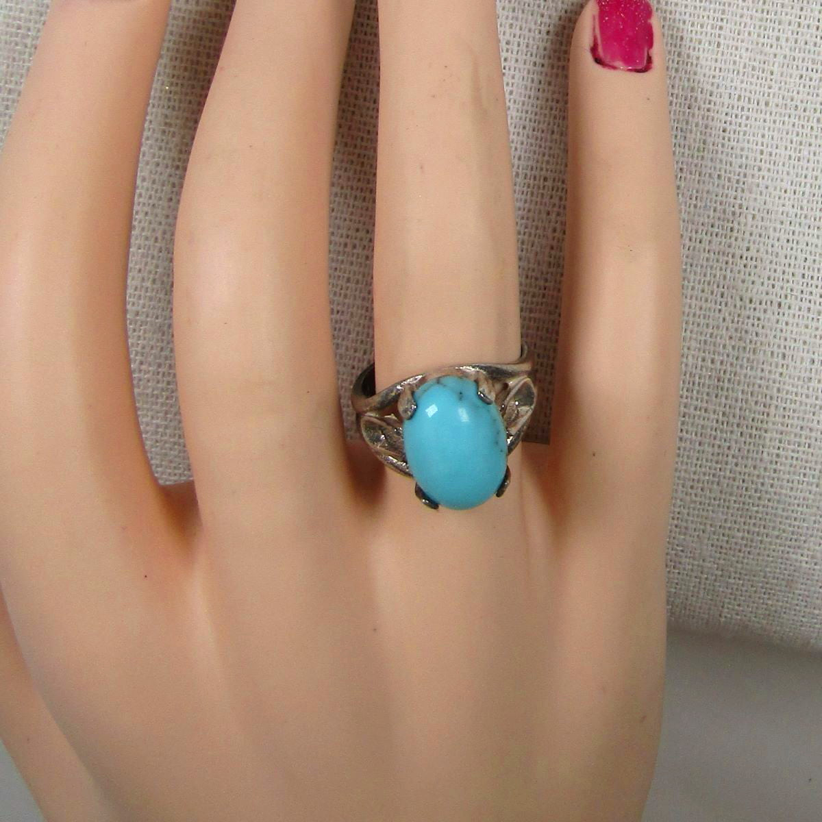 Affordable Turquoise Woman's Ring Size 7 VP's Jewelry