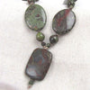 Dragons Blood Jasper Gemstone Pendant Necklace - VP's Jewelry