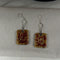 Honey & Brown Porcelain Drop Earrings - VP's Jewelry