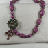 Fair Trade Lilac Bead Kazuri Handmade Necklace - VP's Jewelry