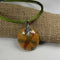 Handmade Fair Trade Kazuri Pendant on Multi-strand Peridot Necklace - VP's Jewelry