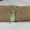 Translucent Green Pendant Necklace Prehnite Gemstone - VP's Jewelry