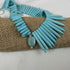 Turquoise Spike Statement Asymmetric Necklace