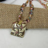 Pink & Cream Handmade Artisan Bead Necklace - VP's Jewelry