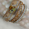 Crystal & Rhinestone Wrap Leather Bracelet - VP's Jewelry