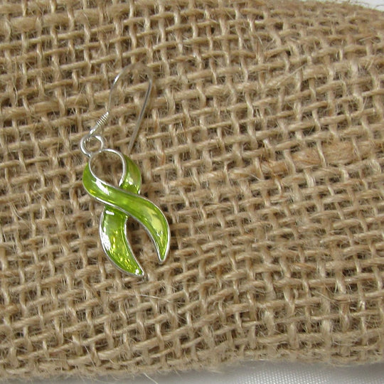 Awareness ribbon charm earrings - Earrings for a cause