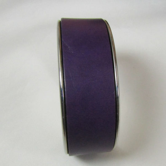 Silver Cuff Bracelet Leather Insert - VP's Jewelry