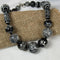 Black & White Handmade Bead Necklace - VP's Jewelry