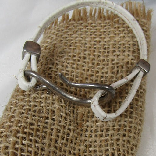 Narrow Leather Bracelet with Fish Hook Clas - VP's Jewelry