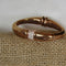 Rose Gold Bangle Cuff Bracelet with Crystal Sparkles - VP's Jewelry