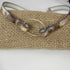 Unisex Leather Choker Necklace Brown & Beige Narrow Band Choker - VP's Jewelry