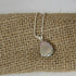 Ocean Wave Jasper Gemstone Pendant on Silver Chain neckllace - VP's Jewelry