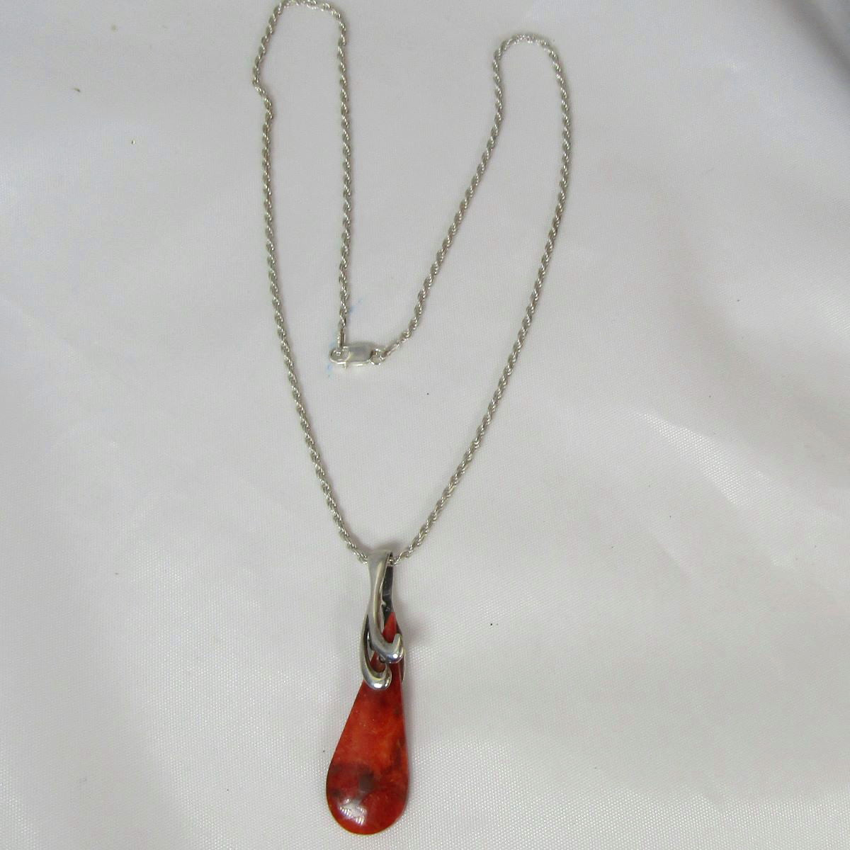 Red Apple Gemstone Pendant Necklace - VP's Jewelry