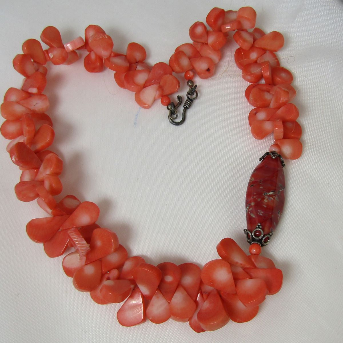 Handmade Bead & Teardrop Melon Bead Necklace - VP's Jewelry  