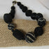 Exquisite Black Beaded Necklace Handmade - VP's Jewelry