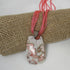 Roscetta Lace Pendant Necklace - Long Seed Bead Necklace - VP's Jewelry