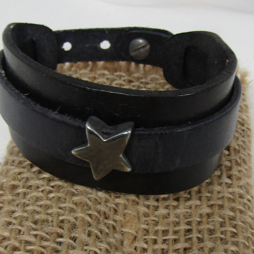 Leather Cuff Bracelet Choose Your Color - VP's Jewelry