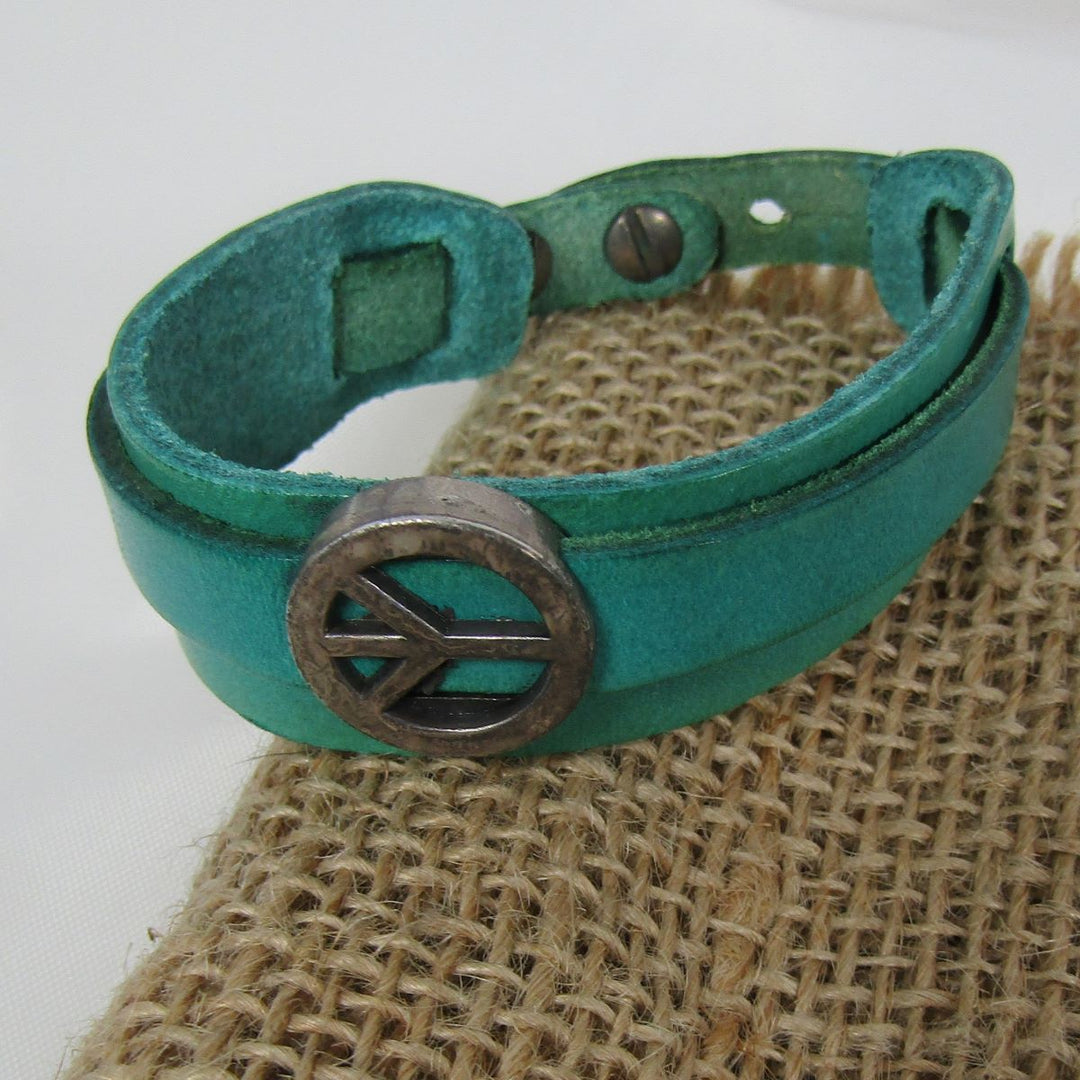 Leather Cuff Bracelet Choose Your Color - VP's Jewelry