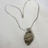 Jasper Pendant Necklace on Silver Chain - VP's Jewelry