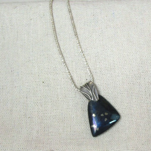 Designer Cut Covelite Pendant Necklace - VP's Jewelry