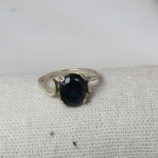 Iolite Oval Cut Right Hand Ring Size 7