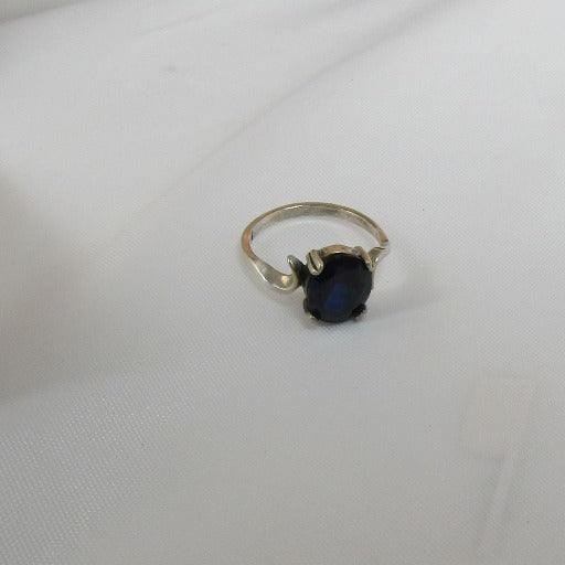Iolite Oval Cut Right Hand Ring Size 7