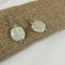 Kazuri Earring in Green or Peacock Silver Ear Wires - VP's Jewelry
