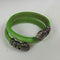 Women Double Leather Bangle Bracelet