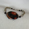 Agate and Silver Noodle Bangle Bracelet - VP's Jewelry 