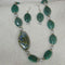 Amazonite Bead Necklace and Earrings with Handmade Artisan Bead Accent - VP's Jewelry  