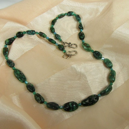 Emerald Green Turquoise Necklace