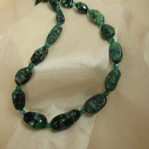 Natural Turquoise Handmade Jewelry bead necklace