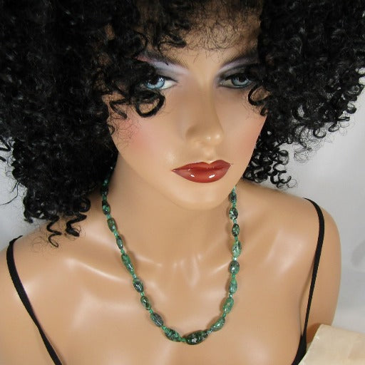 Emerald Green Turquoise Necklace