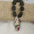 Dark Smokey Sea Glass Pendant Necklace - VP's Jewelry