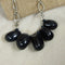 Bold Navy Blue Tagua Nut Statement Necklace - VP's Jewelry  