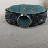 Turquoise & Crystal Fashion Leather Bracelet - VP's Jewelry