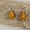 Honey Kazuri Teardrop Handmade Earrings - VP's Jewelry  