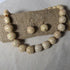 Beige Kazuri Necklace & Earrings African Inspired Handmade - VP's Jewelry  