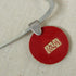 Red & Tan Handmade Pendant Necklace Golem - VP's Jewelry