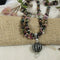 Double Strand Gemstone Pendant Necklace - VP's Jewelry