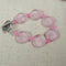 Rose Pink Sea Glass Bracelet