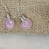 Pink Sea Glass Sea Shell Earrings - VP's Jewelry