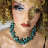 Turquoise Teardrop Bead Beaded Necklace - VP's Jewelry 