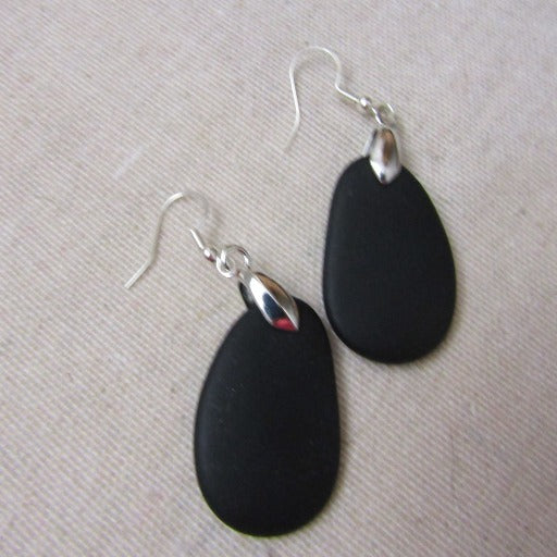 Big Sea Glass Earrings - VP's Jewelry