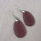 Big Sea Glass Earrings - VP's Jewelry
