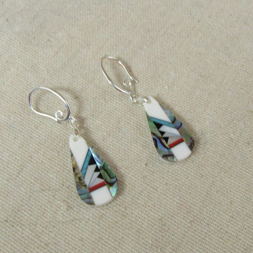 Inlaid Shell Earrings - VP's Jewelry