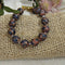 Tan & Purple Artisan Bead Bracelet - VP's Jewelry  