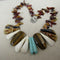 Rustic Bib Gemstone Statement Necklace - VP's Jewelry