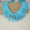 Collar Necklace Gemstone Stick Bead Cleopatra Bib - VP's Jewelry