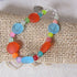Multi-colored Sea Glass Bracelet
